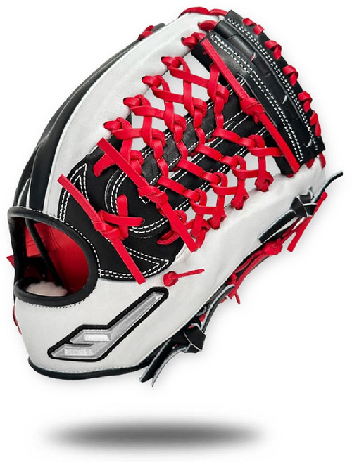 프로스펙스 스마트 내야 글러브 오지환A 모델 12인치 블랙/화이트/레드, 우투 (왼손착용), 1개