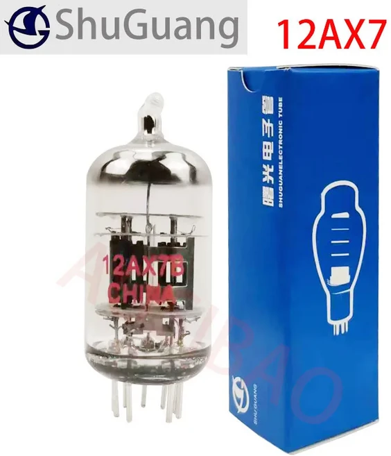 SHUGUANG 12AX7B 진공관 정밀 페어링 밸브는 증폭기 용 ECC832 전자 튜브를 대체합니다., 03 1 piece 12AX7B