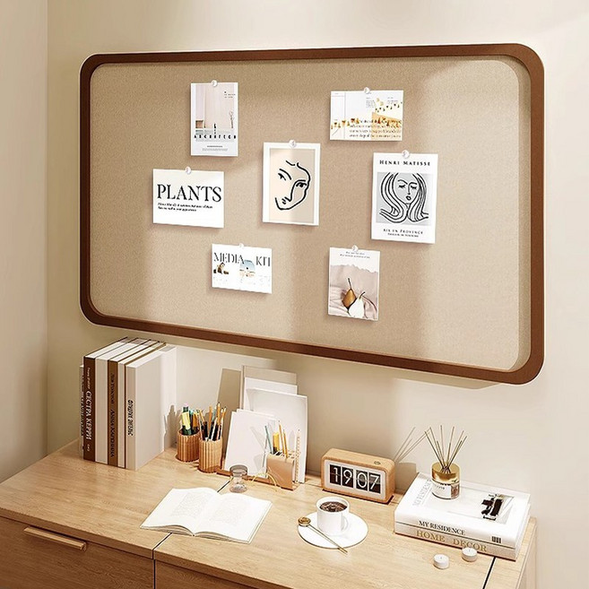 게시판 다목적 부착식 펠트보드 알림판 메모보드 오피스 학교 메시지 보드, 40*60