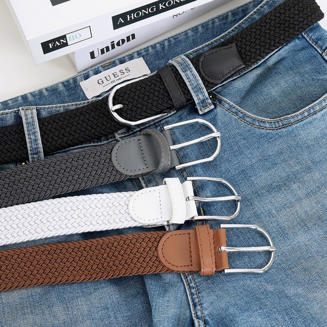 남성 수동 패브릭 위빙 벨트 501