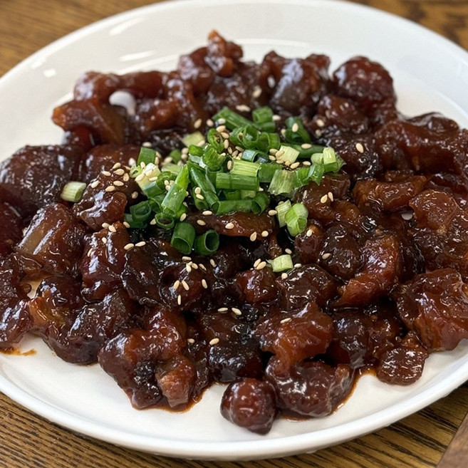 쫄깃한 양념 불 스지 맛있게 매운 스지 찜 매콤스지 소스지 호주 소고기 스지 호주산스지, 1개, 300g