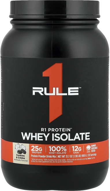 Rule1 룰원 웨이 아이솔레이트 쿠키앤크림, 1개, 900g