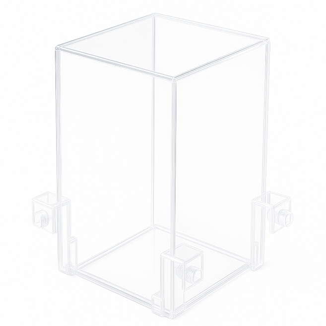 어항 확장 타워 물고기 열대어 구피 소형 수족관 아쿠아테리어 용품 활동 영역 확장, 1개