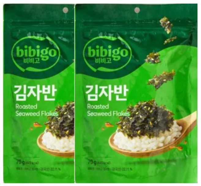 CJ 비비고 김자반 70g 2개