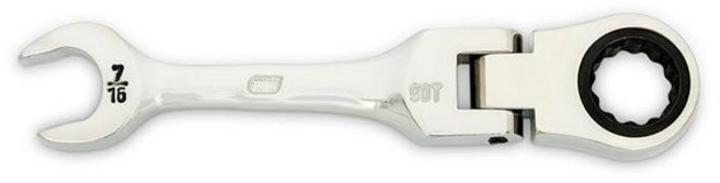 GEARWRENCH 1.1cm(7/16인치) 90톱니 12포인트 스터비 플렉스 콤비네이션 래칫 렌치 | 86872