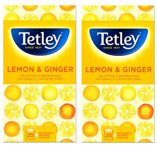 테틀리 레몬&진저 티백, 1.5g, 50개, 2개