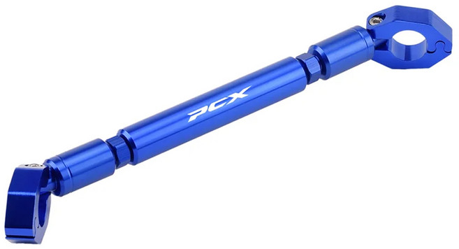 발통마켓 PCX 크로스바 멀티바 핸들바 거치대 호환용, 1개, 블루