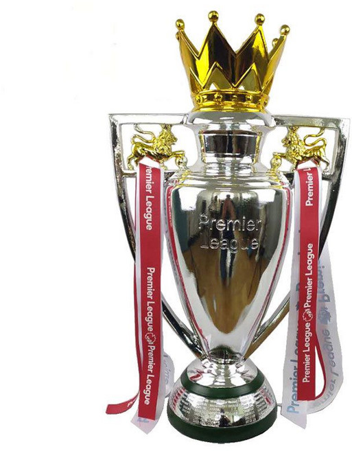 챔피언스리그 우승 트로피 챔스 우승컵 축구 대회 상패 장식품, 2023맨체스터시티32cm+파란색과흰색리본