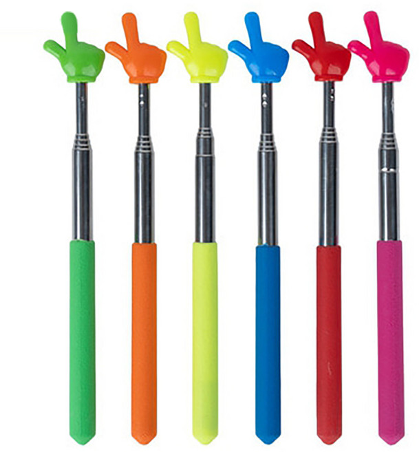 손가락포인터 6p 세트 길이조절 지시봉