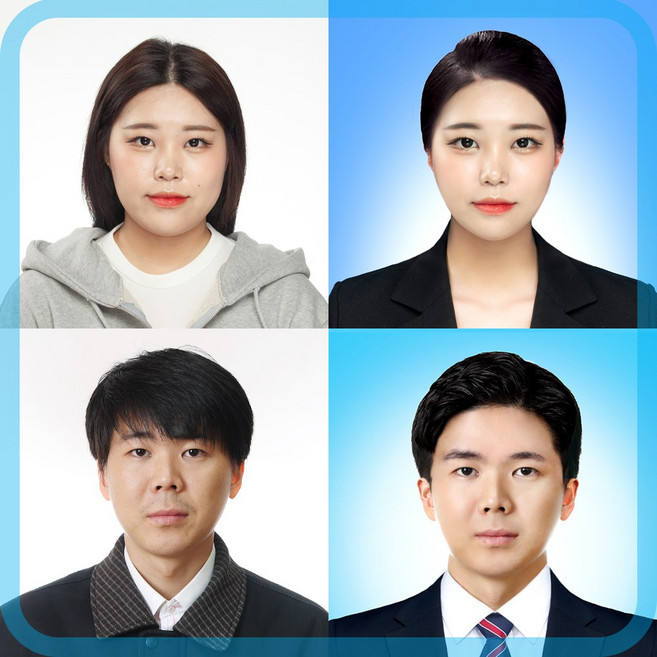 셀프 증명사진 [18매]인화 컷팅 재단 기본보정 포함 반명함 여권사진 사원증 이력서 비자 취업 정장합성 셀카 인쇄 현상, 3.여권(3.5x4.5)
