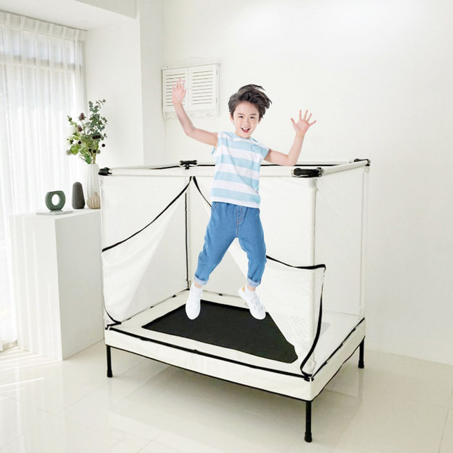 유고 유아 트램폴린 와이드 점핑보드 아기 방방이 트램펄린, 1정사각트램폴린, 1개