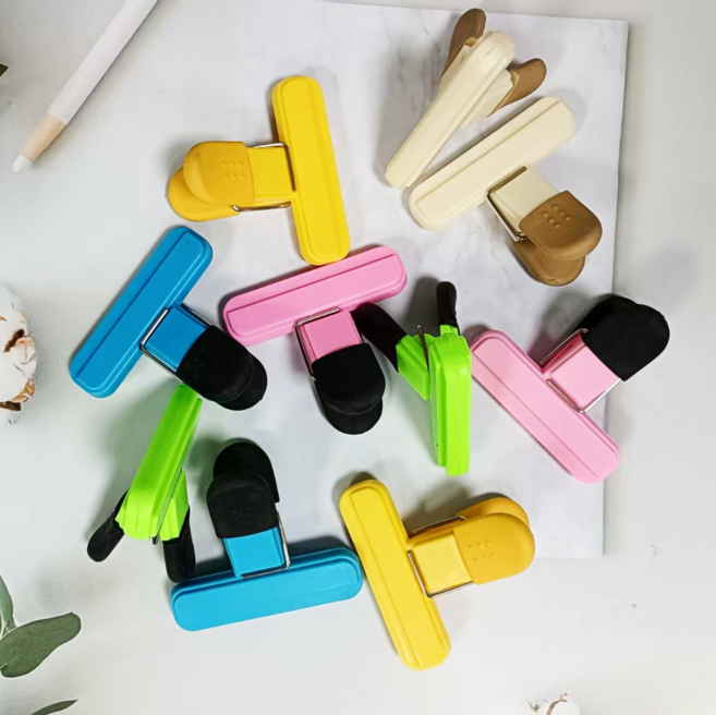 다알리아 꽉잡아 대용량 봉지 밀봉 집게 다용도 와이드 10개입 세트, 1개, 5컬러 믹스 미니