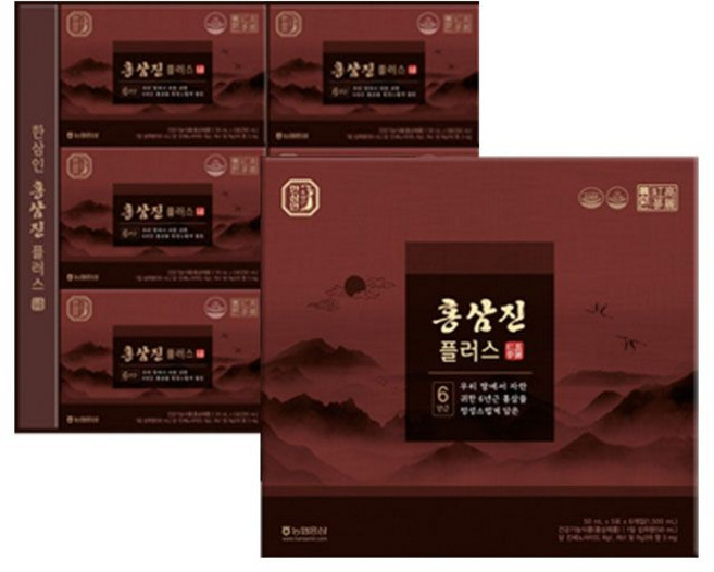 한삼인 홍삼진플러스, 1개, 1.5L