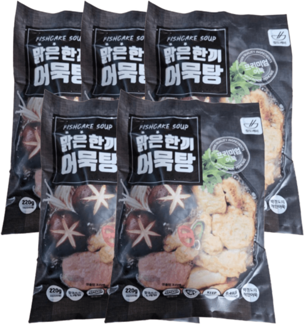 박경도 맑은한끼 어묵탕 220g 5개