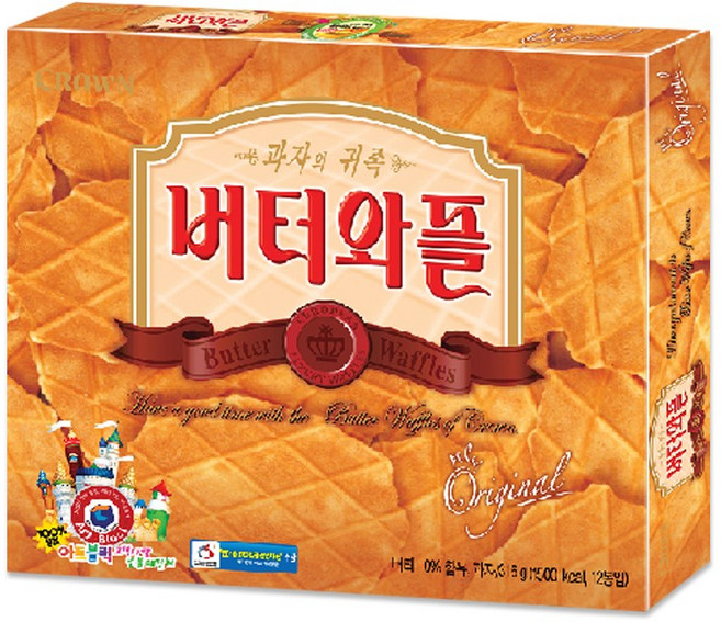크라운 버터와플, 316g, 1개