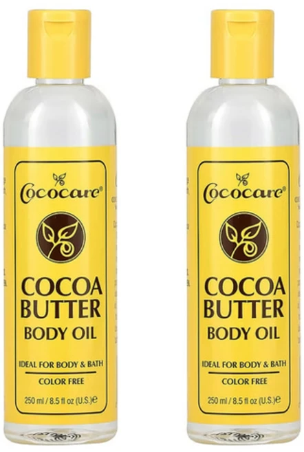 코코케어 코코아 버터 바디 오일 250ml x2개 - 쿠팡