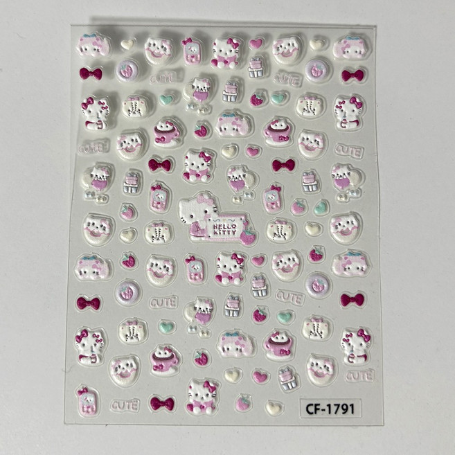 캐릭터 스티커 일본 애니 스티커, 1개, 딸기키티A