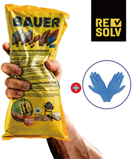 바우어 만능 시멘트 방수 짜서쓰는시멘트 바로 사용하는 방수시멘트 폴리머 그레이, 1개