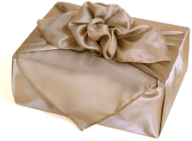 정담은보자기 공단 보자기 107 x 107cm 예단 명절 답례품 선물포장, 16. 골드브라운, 10장