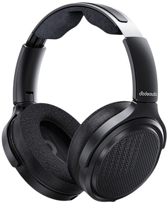 Fiio JT7 오픈형 플랫 헤드폰, 블랙