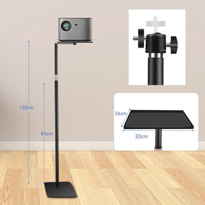 빔프로젝터 거치대 접이식 스탠드 / 프로젝터거치대 프로젝터스탠드 빔프로젝터스탠드 빔프로젝터설치 미니빔 프로젝터 빔프로젝터 거치대 스탠드 받침대 설치 휴대용, 1개, 거치형 커브 스탠드+나사형헤드
