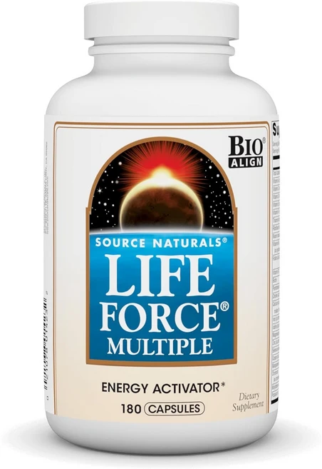 Source Naturals 라이프 포스 멀티플 캡슐, 180정, 1개 - 쿠팡
