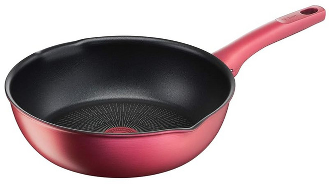 테팔 볶음팬 26cm 궁중팬 주입구 포함 IH 가스불 대응 PFOA 등 유해물질 미사용 쉽게 달라붙지 않는 오래 지속되는 IH 루즈 언리미티드 멀티팬 레드 G26277