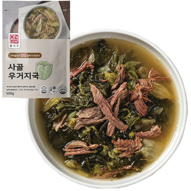 온식구 사골우거지국, 500g, 1개