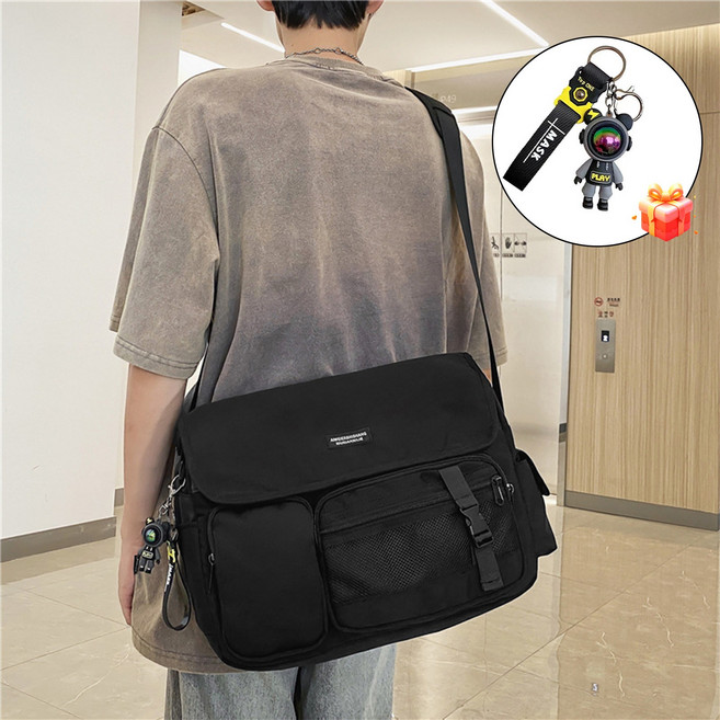 Belua 대용량 메신저백 노트북 수납 멀티포켓 크로스백 학생 학교 학원 여행 데일리 가방