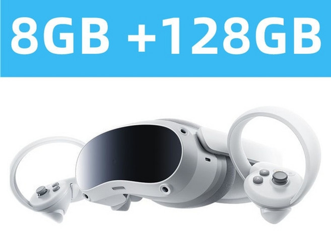 VR 호환 새로운 3d 8k pico 4 vr 스트리밍 게임 안경 고급형 가상 현실, 128GB, 128GB, 128GB