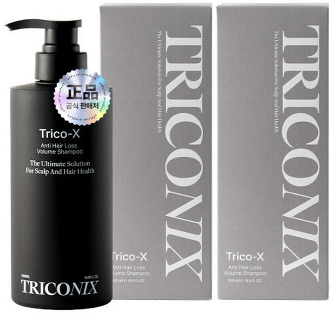 트리코닉스 트리코엑스 탈모완화 두피볼륨 샴푸 500ml 2개 대란템 판매채널 연속