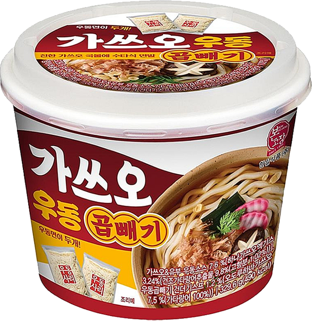 본고장 가쓰오우동 곱빼기, 9개, 329.6g