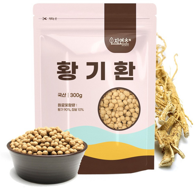자연초 국산 황기환 300g, 3개