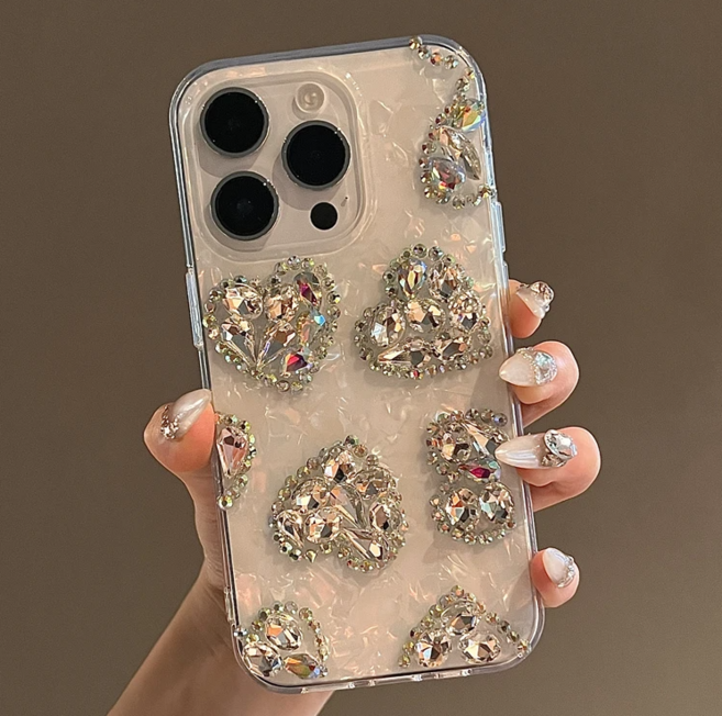 퍼플지니 큐빅 아이폰케이스