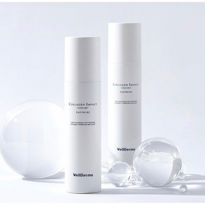 WellDerma 藍寶石膠原蛋白水潤噴霧, 150g, 2個