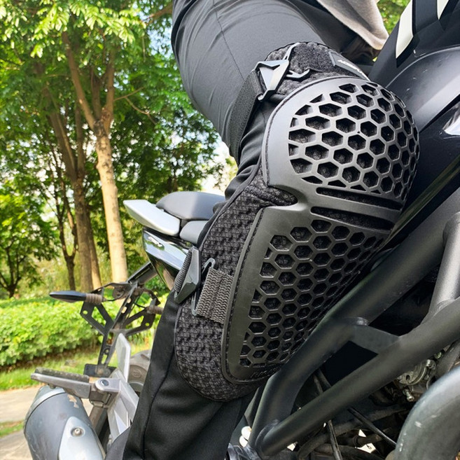 라이딩 허니컴 통기성 무릎 보호대(2P 1set), 1개