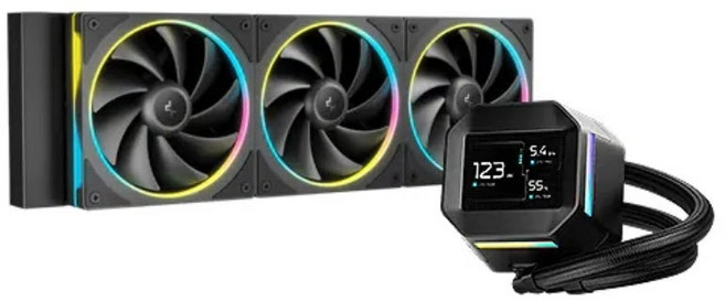 딥쿨 DEEPCOOL LM360 수냉 CPU 쿨러 (블랙), 1개, 블랙