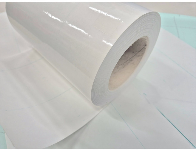 롤 투명시트지(접착) 폭50cm x 45M/ 050502 /손코팅지 광택 아스테이지