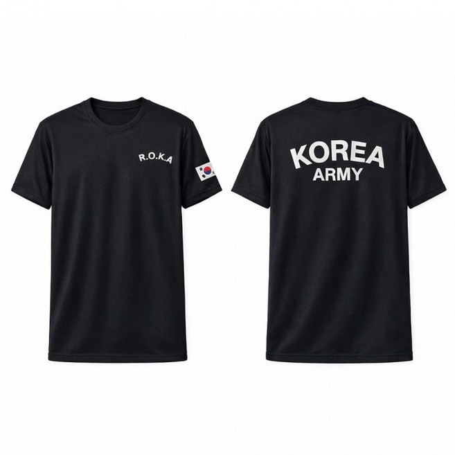 ROKA 로카 쿨링 반팔티 기능성 체육대회 단체 육군 군대 반팔 티셔츠 로카티 KOREA 코리아 ARMY 행사 유니