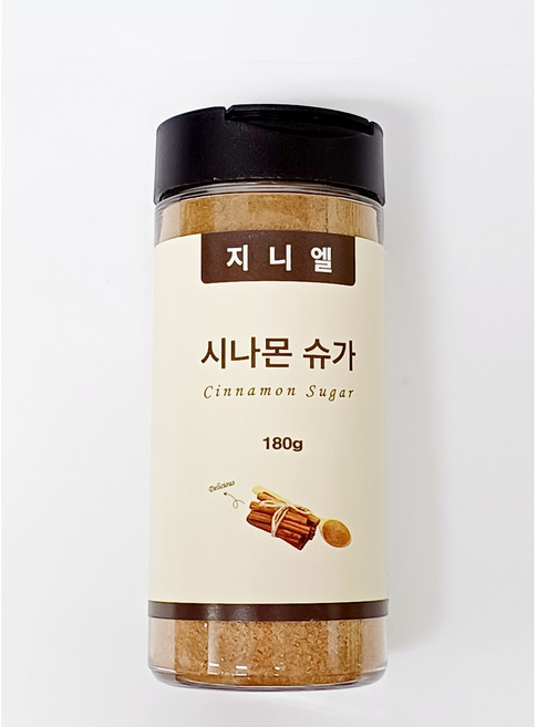 시나몬슈가 180g 분말슈가 계피맛설탕 츄러스 도넛 빵 쿠키 디저트 토핑, 1개