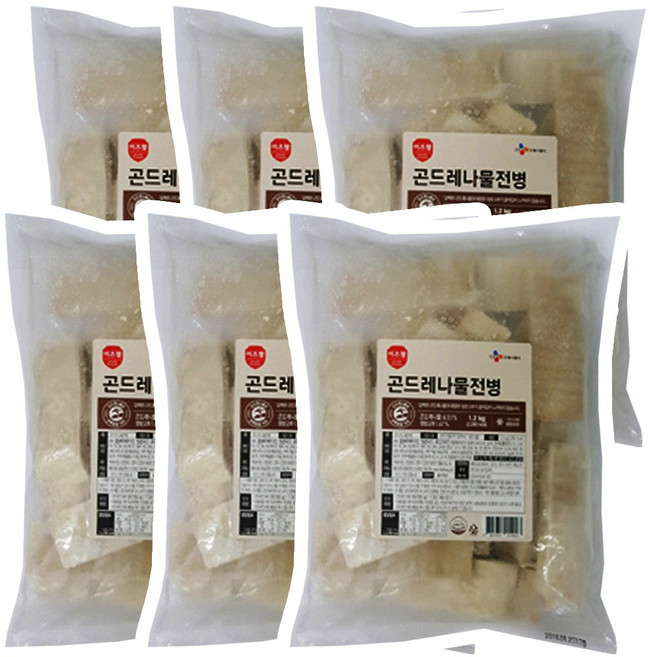 CJ 이츠웰 곤드레나물전병, 1.2kg, 6개