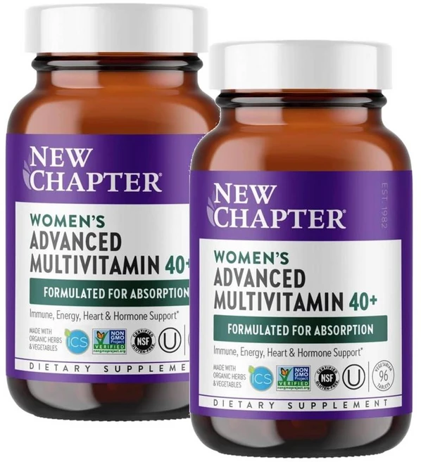 뉴챕터 40세이상 여성 어드밴스드 멀티비타민 New Chapter Women Multivitamin, 2개, 96정 - 쿠팡