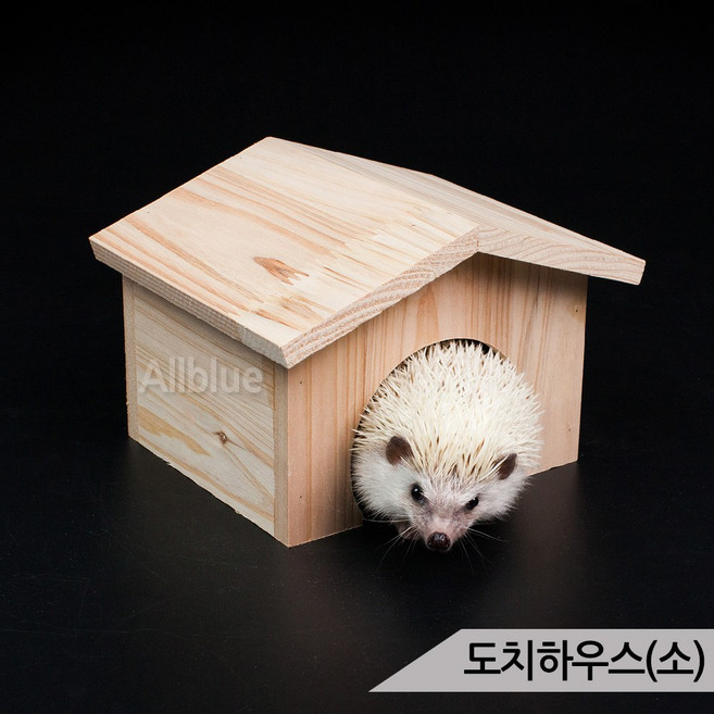도치하우스(소) 원목 고슴도치집 고슴도치 은신처