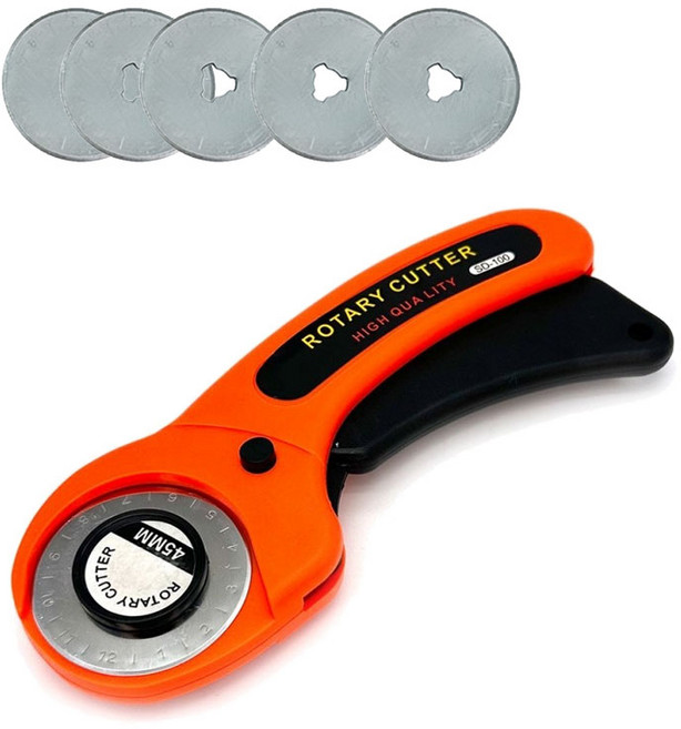 원형칼 로터리 원단칼 로터리 ( 원형칼날 + 칼심5개 ), 1개
