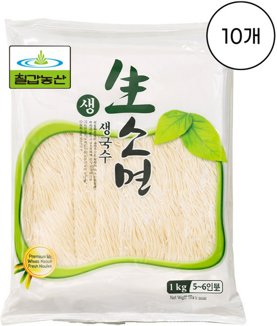 [칠갑] 생소면 1kg 10개