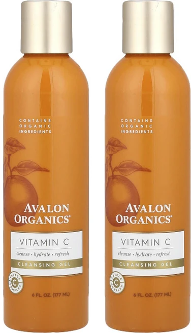 아발론 오가닉스 비타민 C 클렌징 젤, 2개, 177ml - 쿠팡