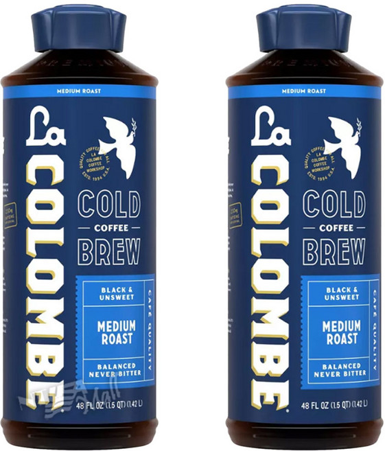 [1+1]라 콜롬브 언스위트 미디엄로스트 콜드브루 커피 1.42L LA COLOMBE UNSWWT MEDIUM ROAST COLD BREW COFFEE