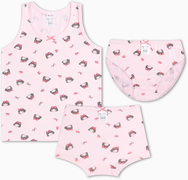 멜리스 미니애플 여아용 면스판 속옷 (런닝 사각 삼각 선택)