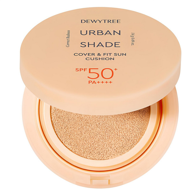 듀이트리 어반쉐이드 커버 앤 핏 선쿠션 SPF50+ PA++++, 14g, 1개