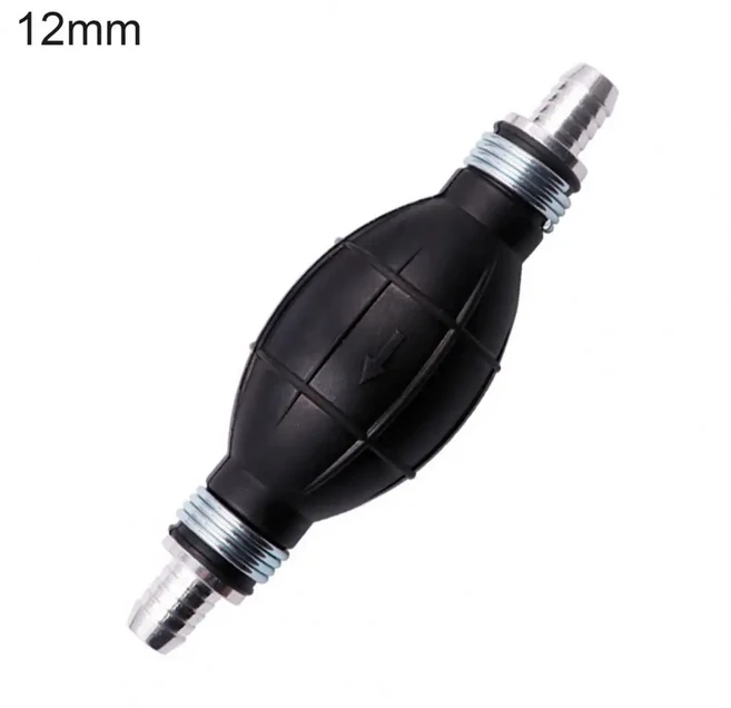 6mm 핸드 연료 펌프 라인 고무 알루미늄 프라이머 전구 디젤 오일 가솔린 자동차 보트 선외기, 02 12, 1개